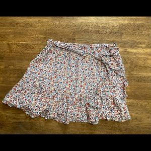 Short Floral Skirt